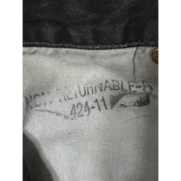 Vtg 90s Levi's 501 XX Women's Black Denim Jeans Button Fly Faded 30x32 (29x32.5) - Picture 14 of 16